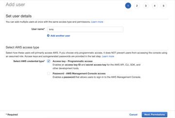 Configure key